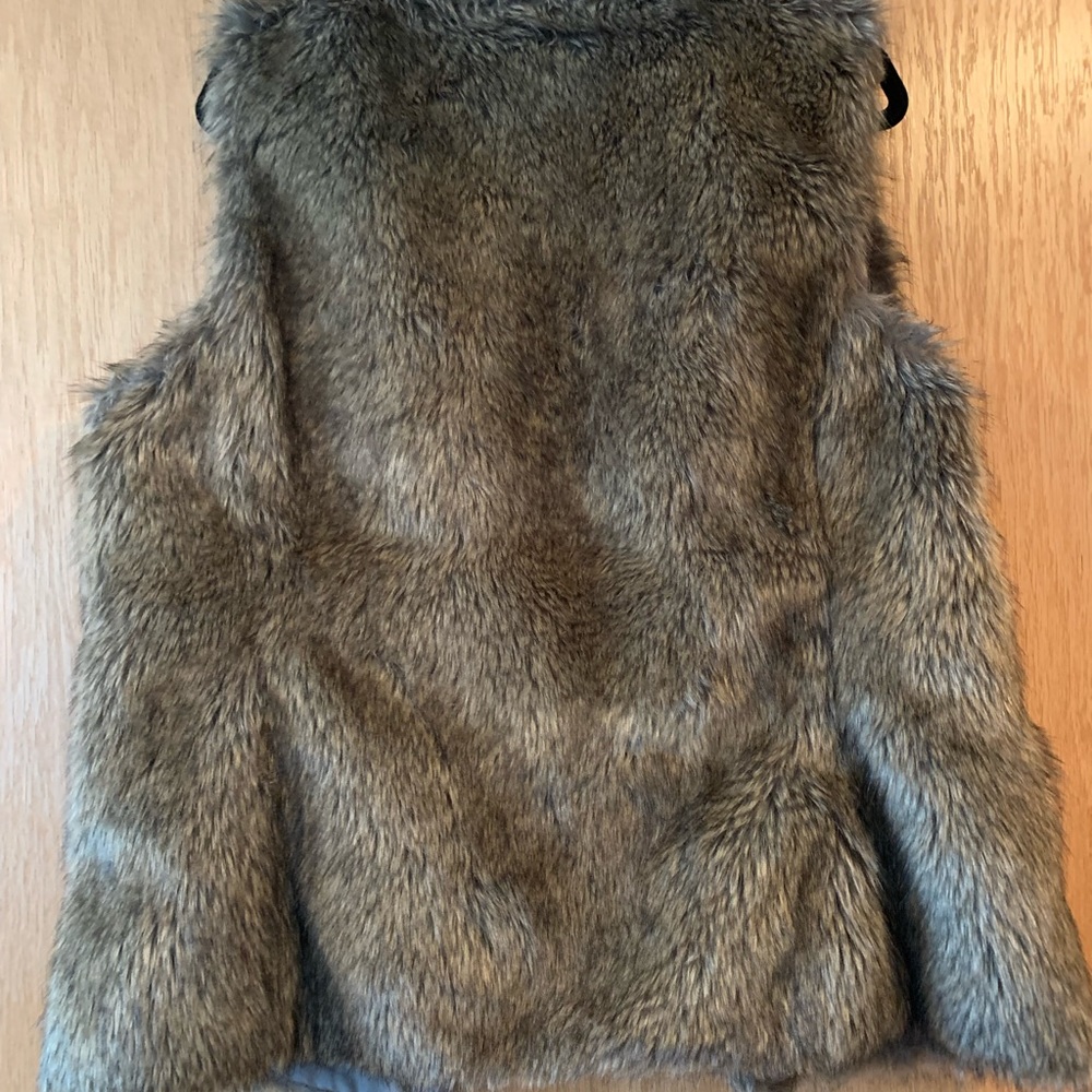 Faux fur vest